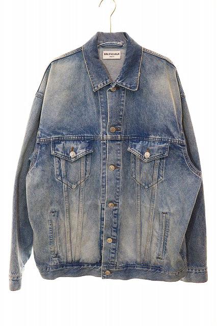 入手困難【BALENCIAGA】BBスプレーバックロゴ デニムジャケット