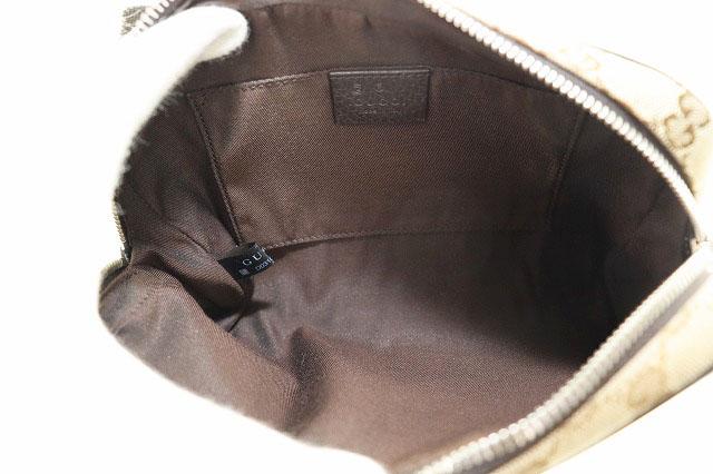 中古】グッチ GUCCI GGキャンバス スクエア ウエストポーチ 449174