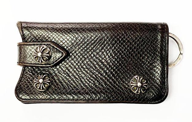 CHROME HEARTS (クロムハーツ) KEY CASE キーケース クロスボタン