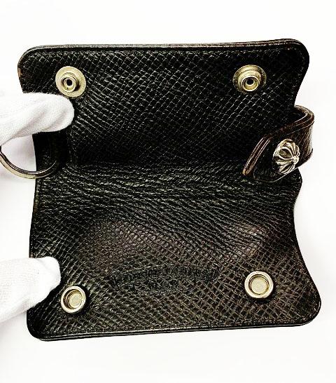 中古】クロムハーツ CHROME HEARTS KEY CASE レザー キーケース クロス