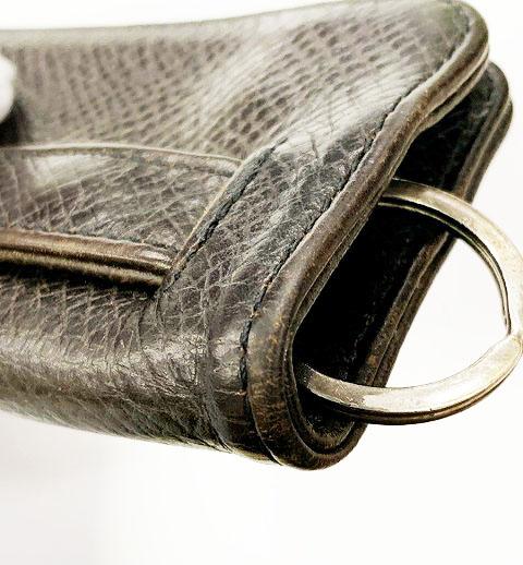 中古】クロムハーツ CHROME HEARTS KEY CASE レザー キーケース クロス