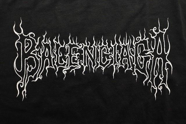 中古】バレンシアガ BALENCIAGA DARKWAVE TEE BLACK SIZE 1 739028
