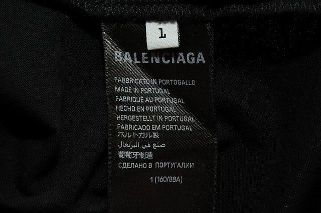 中古】バレンシアガ BALENCIAGA DARKWAVE TEE BLACK SIZE 1 739028