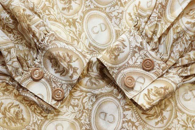 中古】クリスチャンディオール Christian Dior OLD VINTAGE シルク