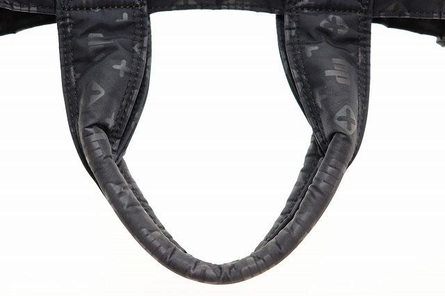 【中古】ポーター PORTER HEAD PORTER TANKER タンカー モノグラム ハンド トートバッグ ブラック ●▲■250426 中古】ポーター PORTER HEAD PORTER TANKER タンカー モノグラム