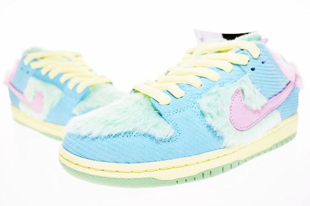 【中古】ナイキ エスビー NIKE SB DUNK LOW PRO QS VERDY 2024 24.5cm VISTY FN6040-400 ヴェルディ ▲■250324