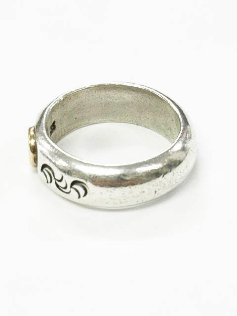 一点物】アリゾナフリーダム 太陽神 K18 シルバー リング 指輪 13.5号