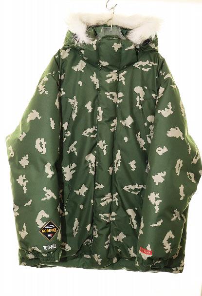 【中古】シュプリーム SUPREME 21AW GORE-TEX 700-FILL DOWN PARKA OlLIVE RUSSIAN CAMO L ☆AA★250719