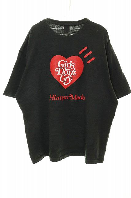 【中古】ヒューマンメイド HUMAN MADE × GIRLS DON'T CRY 23SS VALENTINE'S DAY T-SHIRT BLACK 2XL ☆AA★250410 中古】ヒューマンメイド HUMAN MADE × GIRLS DON'T CRY 23SS