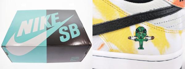 【中古】ナイキ NIKE SB DUNK LOW PRO QS RAYGUNS  2019 29.5cm TIE-DYE BQ6832-101 ▲■250404