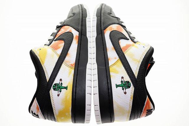 【中古】ナイキ NIKE SB DUNK LOW PRO QS RAYGUNS AWAY 2019 29.5cm TIE-DYE BQ6832-001 ▲■250404