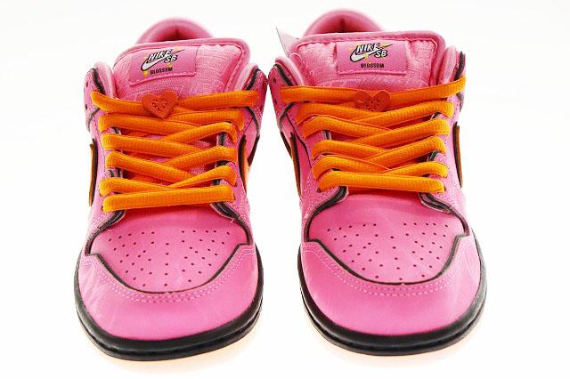 【中古】ナイキ NIKE × THE POWERPUFF GIRLS SB DUNK LOW PRO QS BLOSSOM 22.5cm FD2631-600 ●▲■ 250402