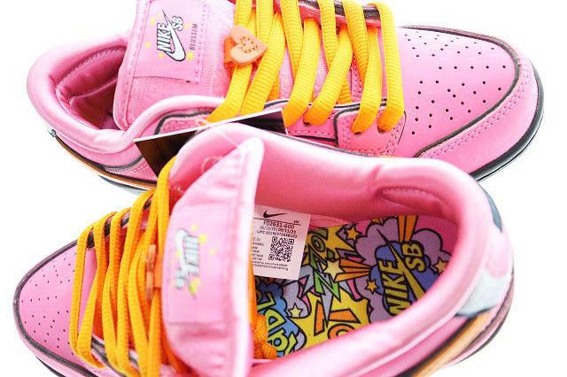 【中古】ナイキ NIKE × THE POWERPUFF GIRLS SB DUNK LOW PRO QS BLOSSOM 22.5cm FD2631-600 ●▲■ 250402