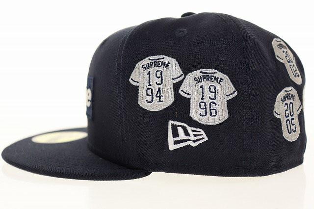 【中古】シュプリーム SUPREME 24AW JERSEYS BOX LOGO NEW ERA NAVY 7 1/4 57.7cm ボックス ロゴ ☆AA★▲■250419