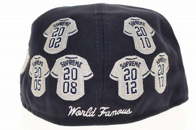 【中古】シュプリーム SUPREME 24AW JERSEYS BOX LOGO NEW ERA NAVY 7 1/4 57.7cm ボックス ロゴ ☆AA★▲■250419