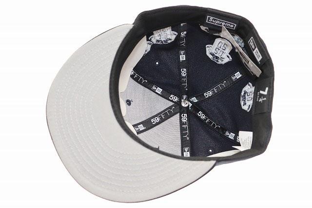 【中古】シュプリーム SUPREME 24AW JERSEYS BOX LOGO NEW ERA NAVY 7 1/4 57.7cm ボックス ロゴ ☆AA★▲■250419