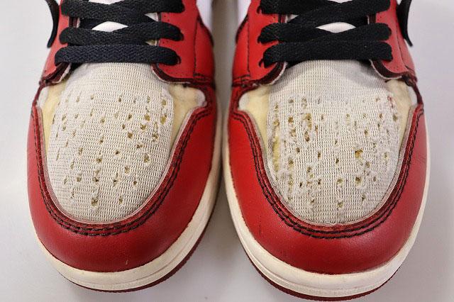 【中古】ナイキ NIKE THE 10 AIR JORDAN 1 OFF-WHITE CHICAGO 2017 26.5cm AA3834-101 AJ1 ☆AA★▲■250627