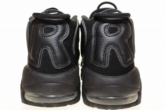 【中古】ナイキ NIKE × SUPREME AIR MORE UPTEMPO BLACK 28.5cm 902290-001 シュプリーム ☆AA★▲■250427