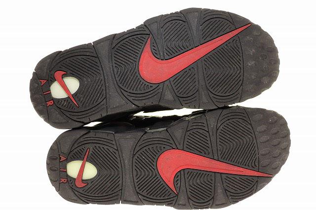 【中古】ナイキ NIKE × SUPREME AIR MORE UPTEMPO BLACK 28.5cm 902290-001 シュプリーム ☆AA★▲■250427