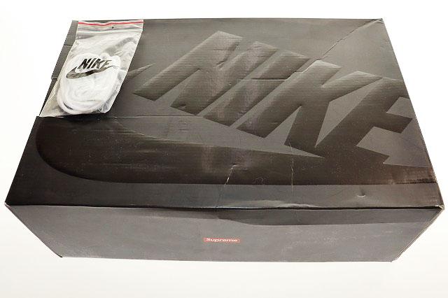 【中古】ナイキ NIKE × SUPREME AIR MORE UPTEMPO BLACK 28.5cm 902290-001 シュプリーム ☆AA★▲■250427