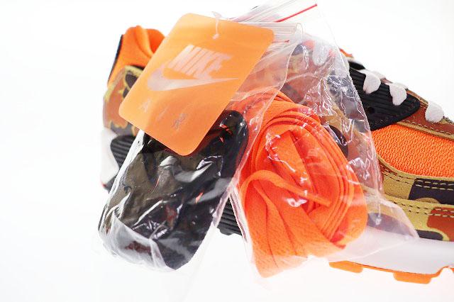 【中古】ナイキ NIKE AIR MAX 90 SP ORANGE CAMO 28.5cm CW4039-800 エア マックス 90 オレンジ カモ ▲■250507