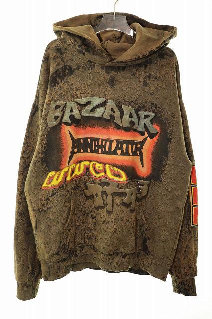 【中古】CACTUS JACK × ComplexCon × CPFM BAZAAR HOODIE L カクタスジャック パーカー ☆AA★250522