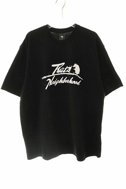 【中古】ラッツ RATS 20TH x NH TEE BLACK XL 25SPT-0105 20周年 コラボ Tシャツ 半袖 ブラック ☆AA★250609