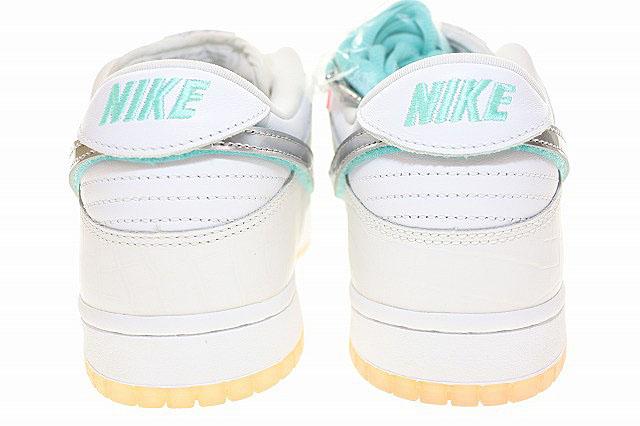【中古】ナイキ NIKE SB DUNK LOW PRO OG QS DIAMOND SUPPLY CO. 2018 29.5cm WHITE BV1310-100 ▲■250515