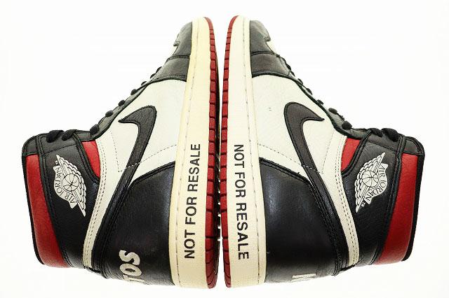 【中古】ナイキ NIKE AIR JORDAN 1 RETRO HIGH OG NRG NOT FOR RESALE 2018 28.5cm 861428-106 AJ1 ▲250605