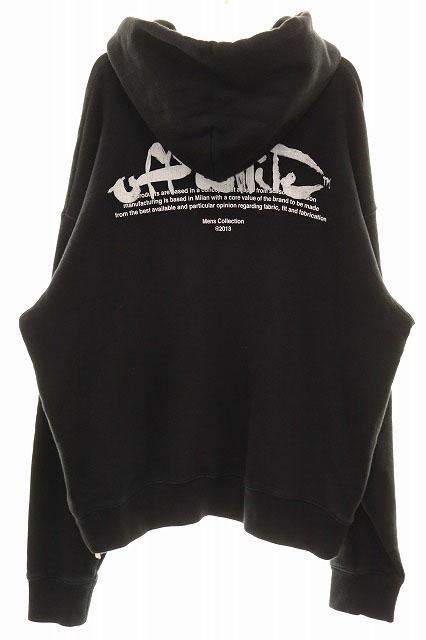 【中古】オフホワイト OFF WHITE 22AW SCRIPT HOODIE BLACK スクリプト フーディ パーカー ブラック 黒 ☆AA★250620 中古】オフホワイト OFF WHITE 22AW SCRIPT HOODIE BLACK スクリプト