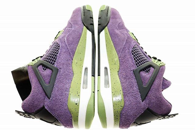 【中古】ナイキ NIKE WMNS AIR JORDAN 4 RETRO CANYON PURPLE 2022 27.5cm AQ9129-500 AJ4 ▲■250526