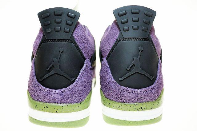 【中古】ナイキ NIKE WMNS AIR JORDAN 4 RETRO CANYON PURPLE 2022 27.5cm AQ9129-500 AJ4 ▲■250526