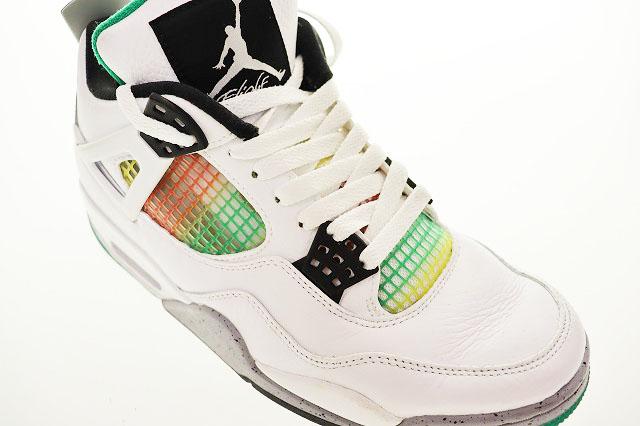 中古】ナイキ NIKE WMNS AIR JORDAN 4 RETRO LUCID GREEN 2020 28cm