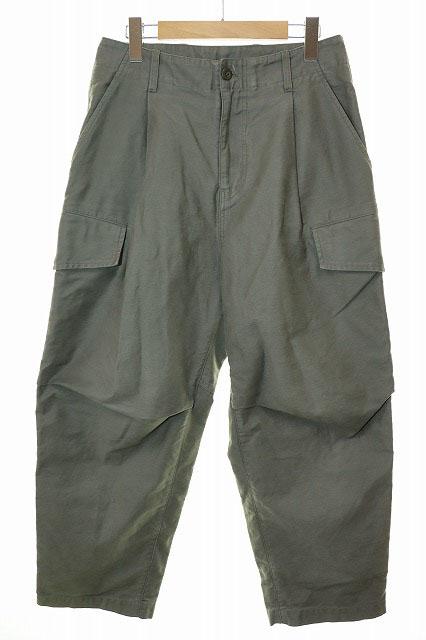 【中古】WEWILL 22AW CARGO PANTS SIZE 1 W-012-6006 ウィーウィル カーゴ パンツ カーキ ●250603