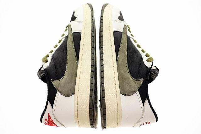 【中古】ナイキ NIKE WMNS AIR JORDAN 1 LOW OG SP MEDIUM OLIVE 2023 28.5cm TRAVIS DZ4137-106 ☆AA★▲■250703