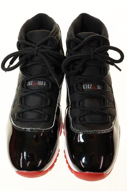 【中古】ナイキ NIKE AIR JORDAN 11 RETRO BRED BLACK TRUE RED 30?p 378037-061 エア ジョーダン レトロ ▲250703_1