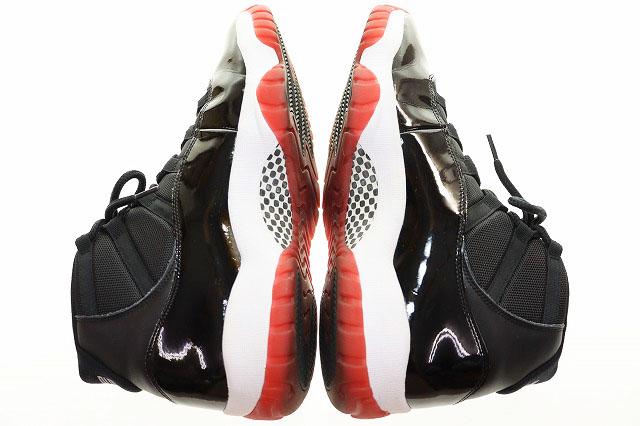 【中古】ナイキ NIKE AIR JORDAN 11 RETRO BRED BLACK TRUE RED 30?p 378037-061 エア ジョーダン レトロ ▲250703_2