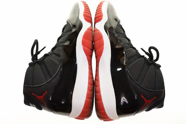 【中古】ナイキ NIKE AIR JORDAN 11 RETRO BRED BLACK TRUE RED 30?p 378037-061 エア ジョーダン レトロ ▲250703_3
