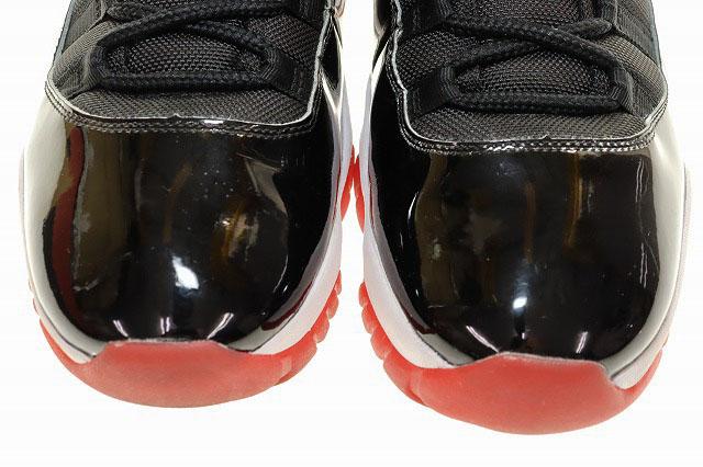 【中古】ナイキ NIKE AIR JORDAN 11 RETRO BRED BLACK TRUE RED 30?p 378037-061 エア ジョーダン レトロ ▲250703_7
