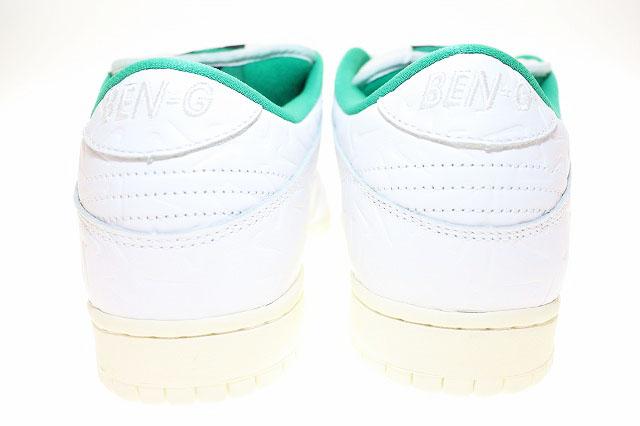 【中古】ナイキ NIKE SB DUNK LOW OG QS 2 BEN-G 2019 29.5cm WHITE CU3846-100 エスビー ダンク ベン-G ▲■250612