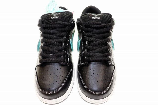 【中古】ナイキ NIKE SB DUNK LOW PRO OG QS DIAMOND SUPPLY CO. 2018 29.5cm BLACK BV1310-001 ▲■250609