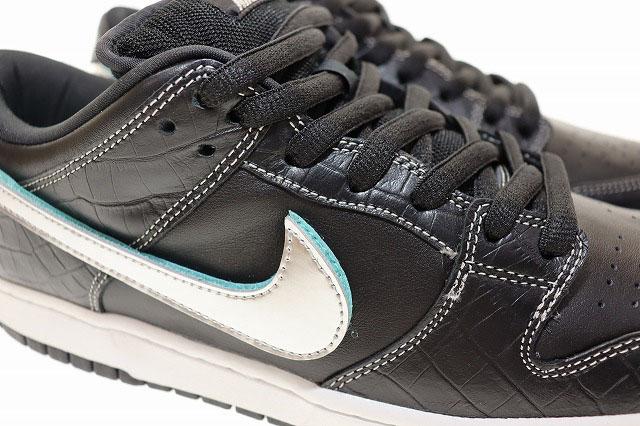 【中古】ナイキ NIKE SB DUNK LOW PRO OG QS DIAMOND SUPPLY CO. 2018 29.5cm BLACK BV1310-001 ▲■250609