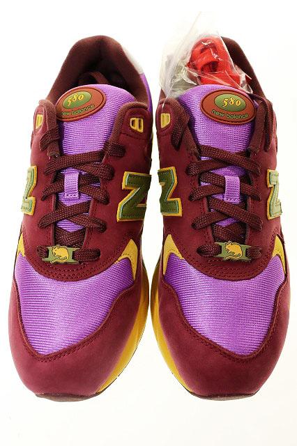 【中古】ニューバランス NEW BALANCE × STRAY RATS MT580SR2 BURGANDY 28.5cm Dワイズ ストレイ ラッツ ▲■250612
