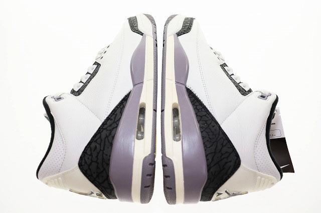 【中古】ナイキ NIKE AIR JORDAN 3 RETRO WHITE 2024 26.5cm CEMENT GREY CT8532-106 AJ3 エア ジョーダン ▲■250610