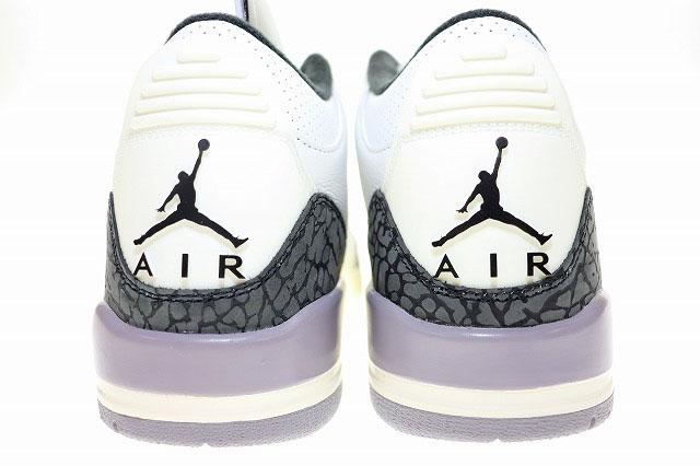 【中古】ナイキ NIKE AIR JORDAN 3 RETRO WHITE 2024 26.5cm CEMENT GREY CT8532-106 AJ3 エア ジョーダン ▲■250610