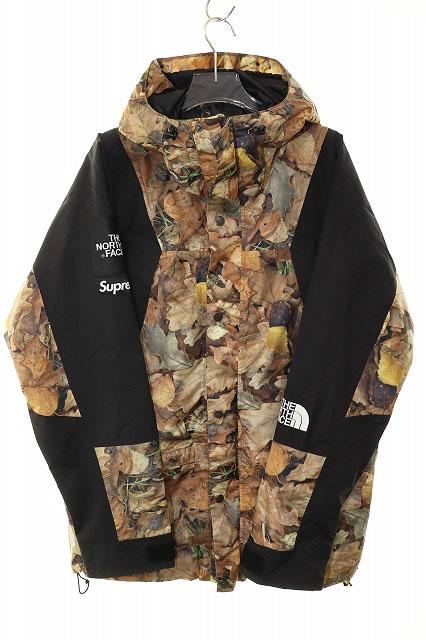 【中古】シュプリーム SUPREME × THE NORTH FACE 16AW MOUNTAIN LIGHT JACKET LEAVES M NP51601I ☆AA★250708