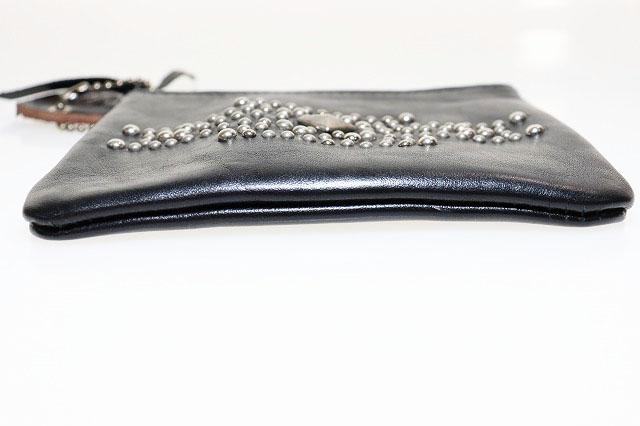 中古】エイチティーシー HTC POUCH WALLET #SOUTHWEST BLACK ポーチ