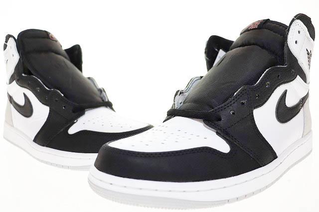 【中古】ナイキ NIKE AIR JORDAN 1 RETRO HIGH OG WHITE BLEACHED CORAL エア ジョーダン レトロ ハイ ホワイト