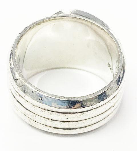 CHROME HEARTS シルバー 925 KEEPER RING 22号