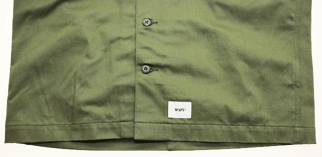 中古】ダブルタップス WTAPS BUDS LS SHIRT COTTON TWILL OLIVE DRAB